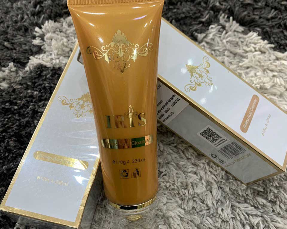 Sữa rửa mặt kim cương Iris Gold